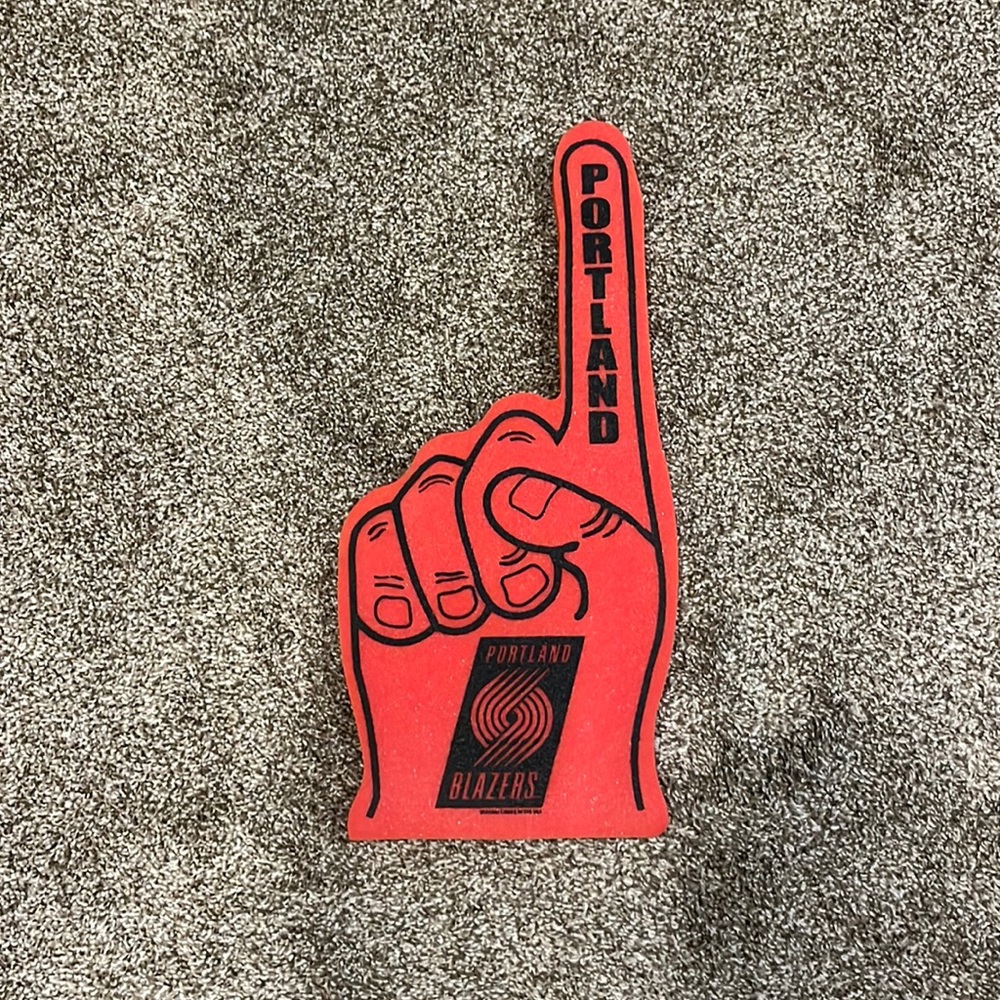 Portland Trailblazers foam finger